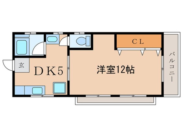 コーポ川井の物件間取画像